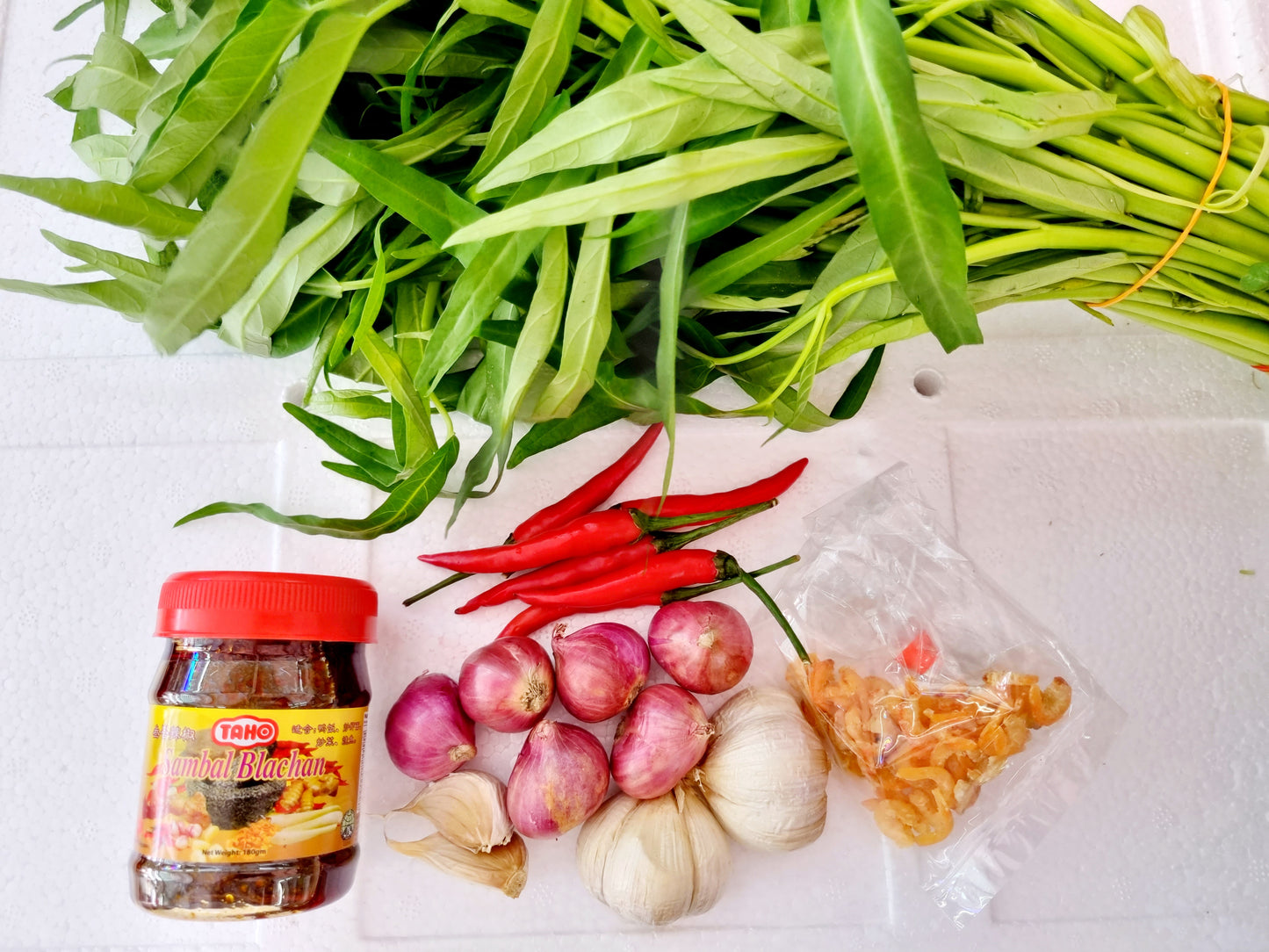 Sambal Kang Kong 参巴康空蔬菜配套