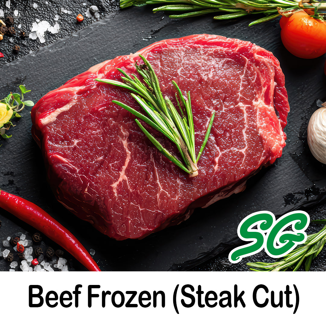 Muslim Wet Market Store - Beef Frozen (Steak Cut) 500G